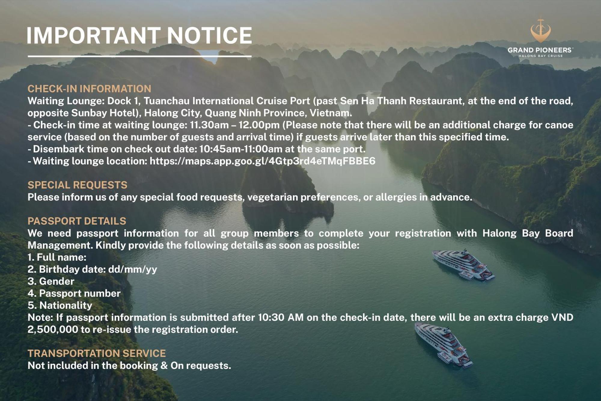 Hotel Grand Pioneers Halong Bay Cruise 2 Ha Long Esterno foto